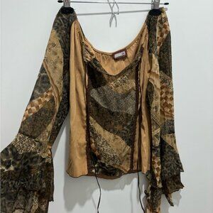 Vintage Patchwork Bohemian Women's Top